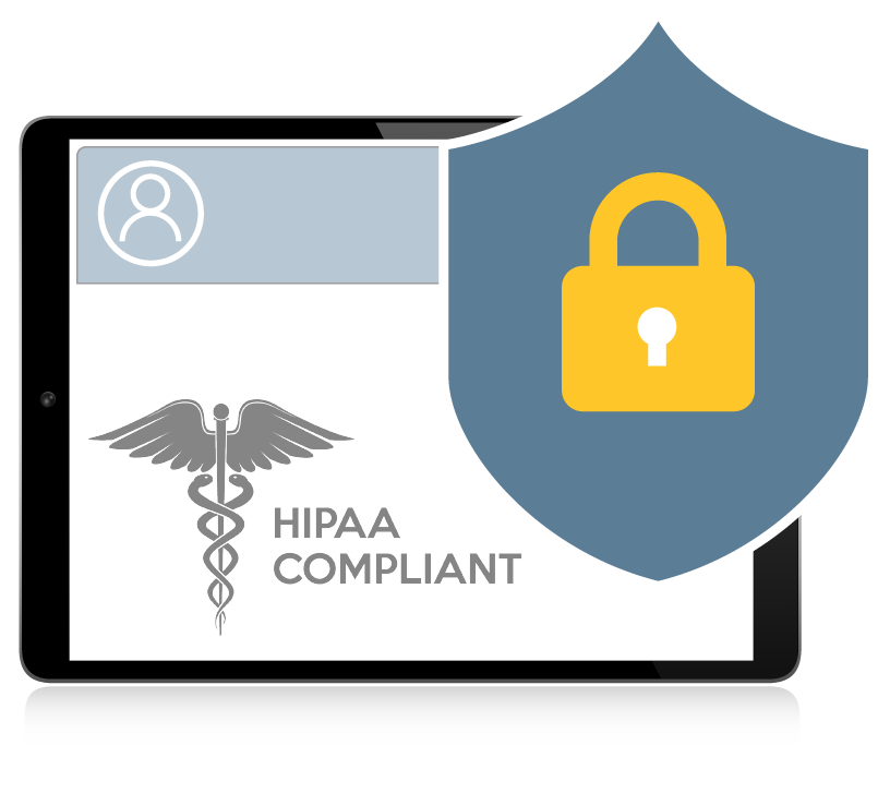 HIPPA Compliant Logo and Shield