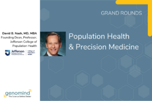 Population Health and Precision Medicine Webinar Title Card