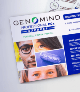 Genomind Professional PGx Express report outer packaging envelope