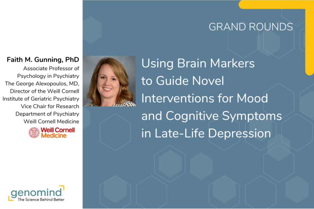 Grand Rounds event card featuring Dr. Faith Gunning