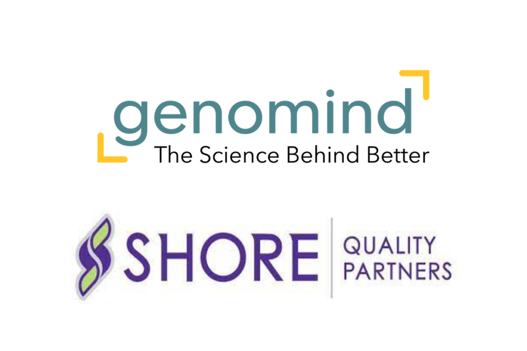 genomind The Science Behind Better logo above Shore Quality Partners logo